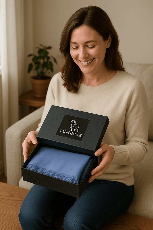 🎁 Gifts That Matter: Why a LUMUSAE Shawl Is the Perfect Ethical Luxury - Lumusae