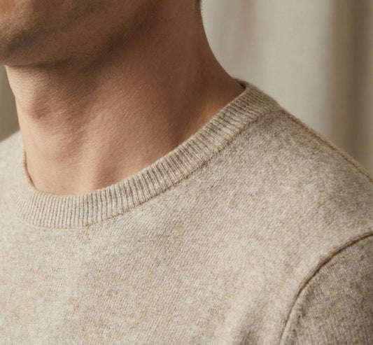 The Executive Crewneck | 100% Undyed Cashmere (200g)