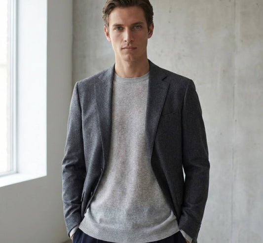 The Executive Crewneck | 100% Undyed Cashmere (200g)