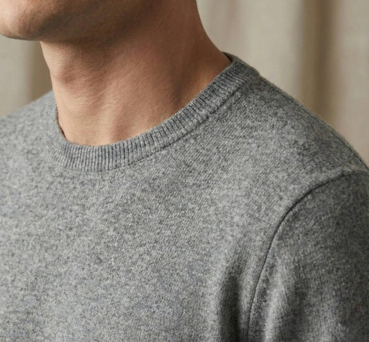The Executive Crewneck | 100% Undyed Cashmere (200g)