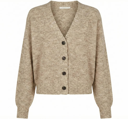 The Lhotse Cardigan | Heavyweight 500g Chunky Knit (Undyed)