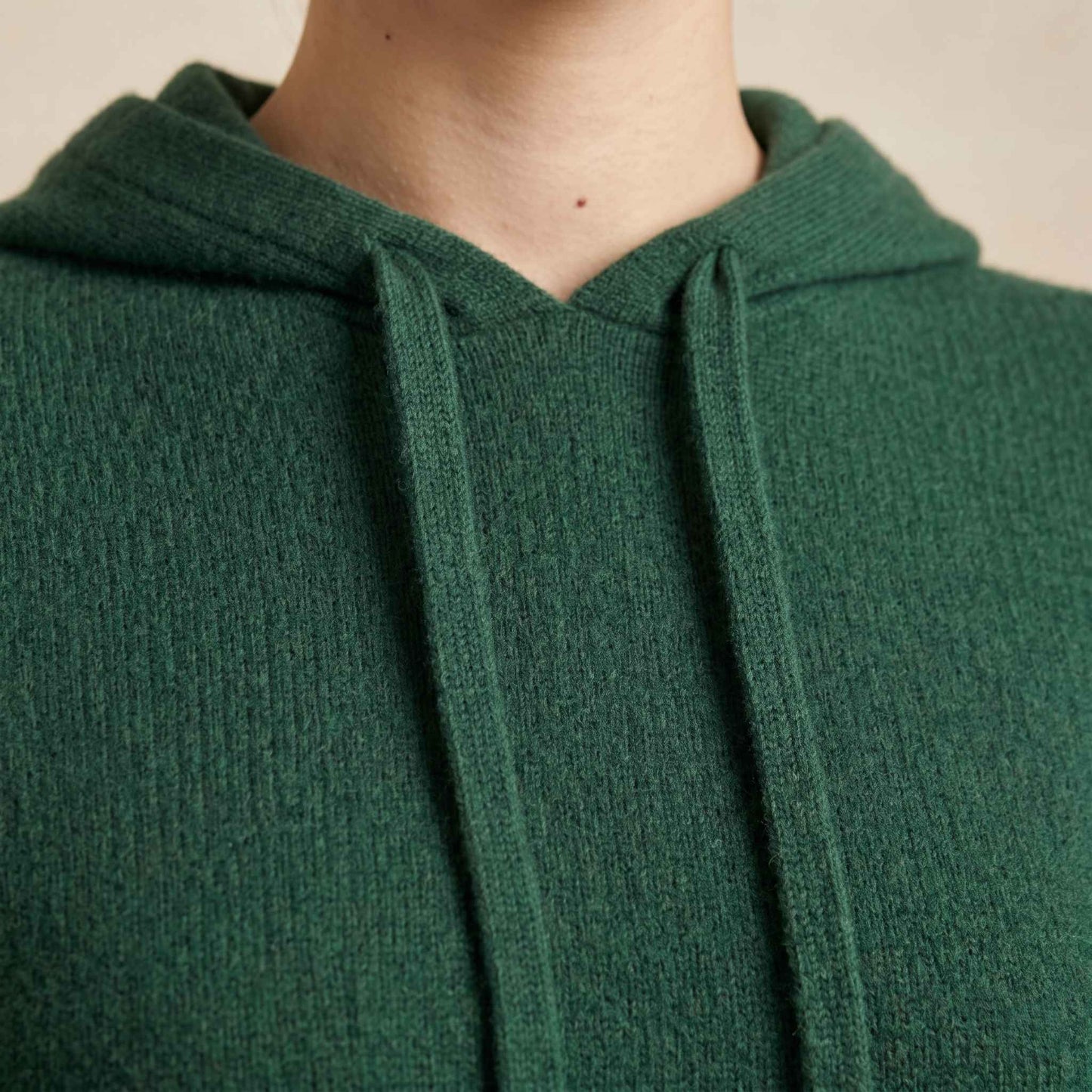 100% Cashmere Women's Pullover Hoodie — 2-Ply 16-Micron Himalayan Cashmere