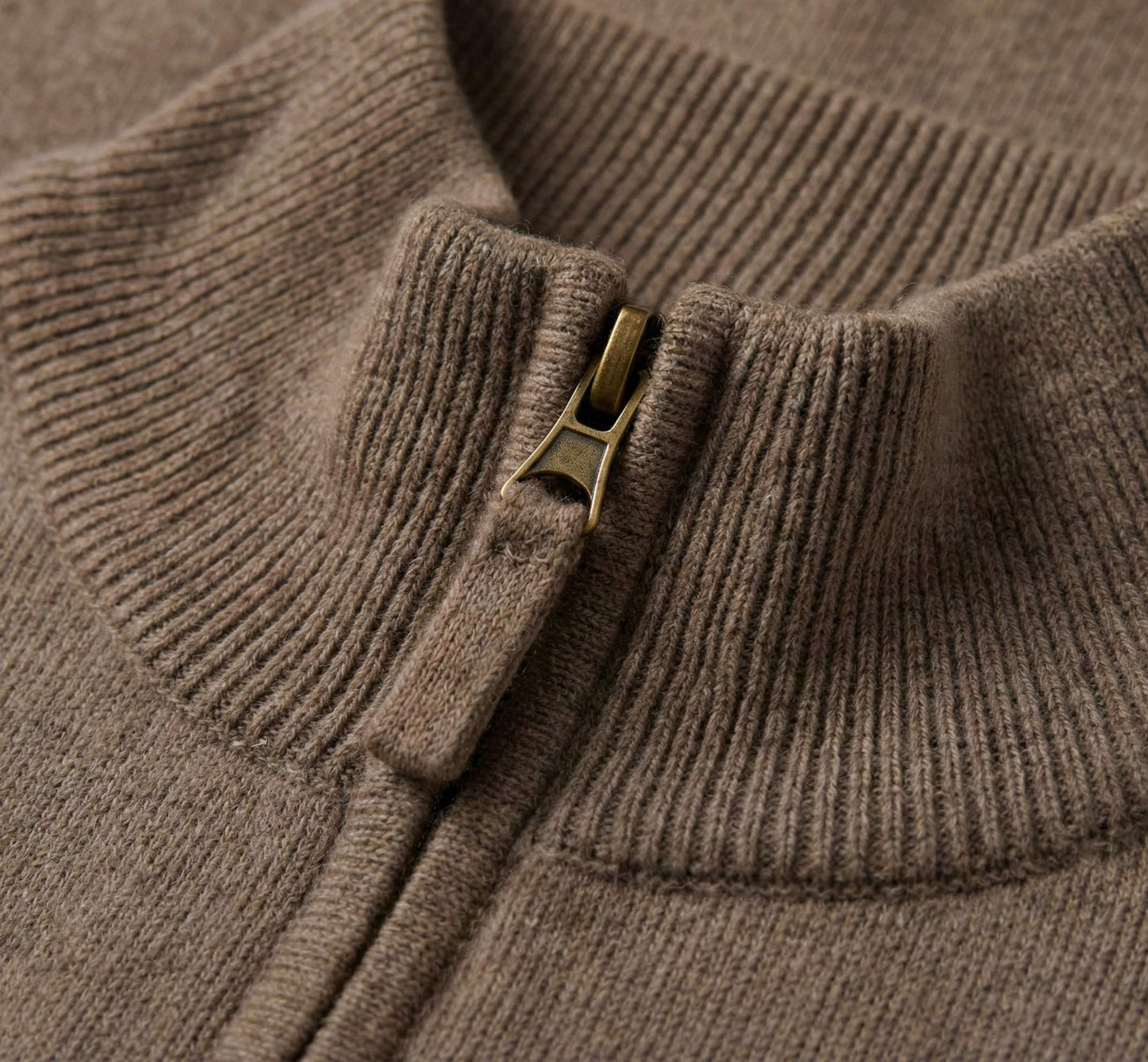 The Executive Quarter-Zip | Mid-Weight Undyed Cashmere (300g)