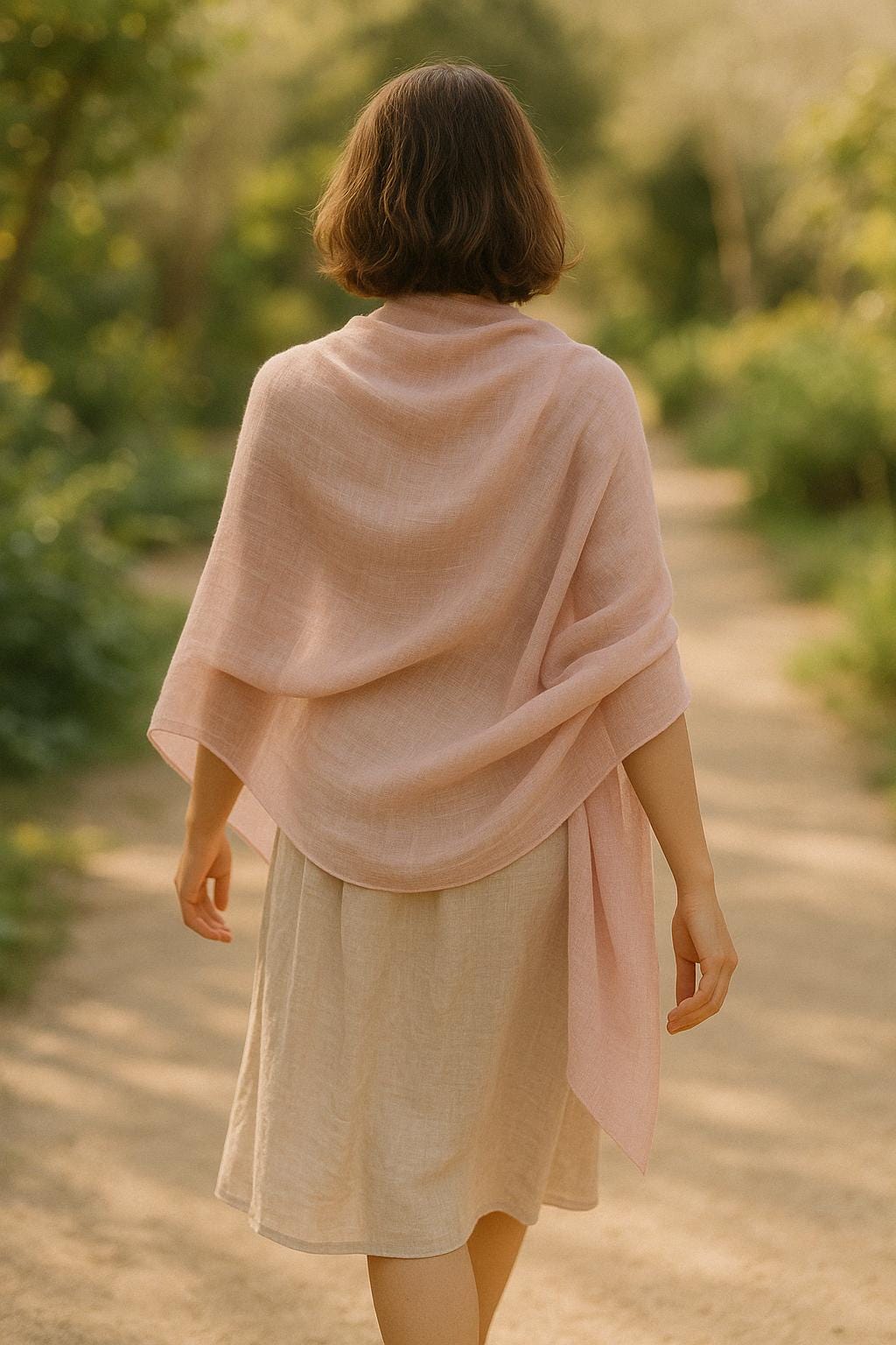 100% Pure Himalayan Cashmere Pashmina Shawl - Upper Mustang Collection Rose Pink