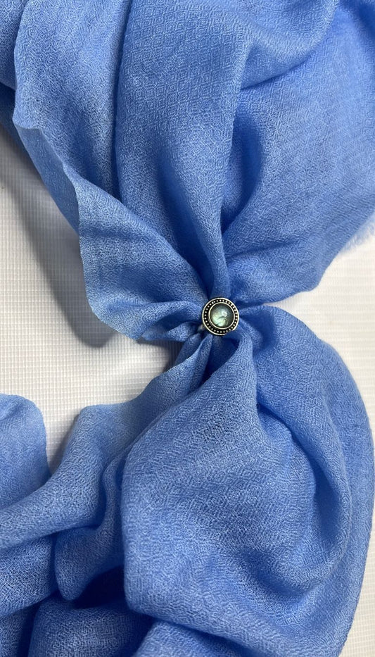 100% Pure Himalayan Cashmere Pashmina Shawl - Jewel Tones and Mountain Skies Collection