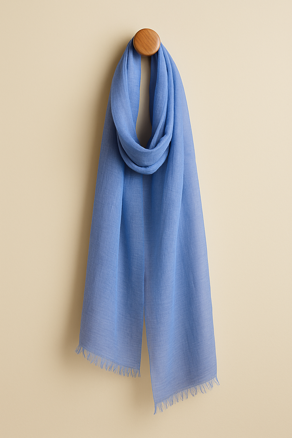 100% Pure Himalayan Cashmere Pashmina Shawl - Namche Collection Sky Blue