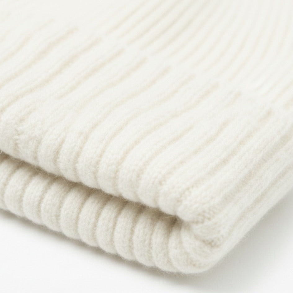 Haven Ribbed Cashmere Beanie | 100% Pure Himalayan Unisex