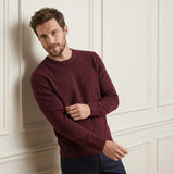 Wine Red Original Crewneck Himalayan Cashmere Sweater