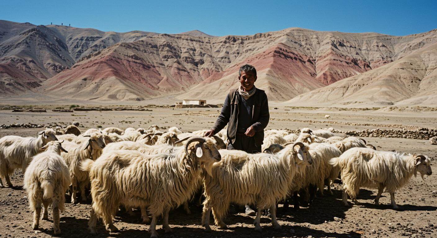 NPIA Certified 100% Pure Himalayan Cashmere Pashmina Shawl - Mustang Sapphire Blue - Lumusae