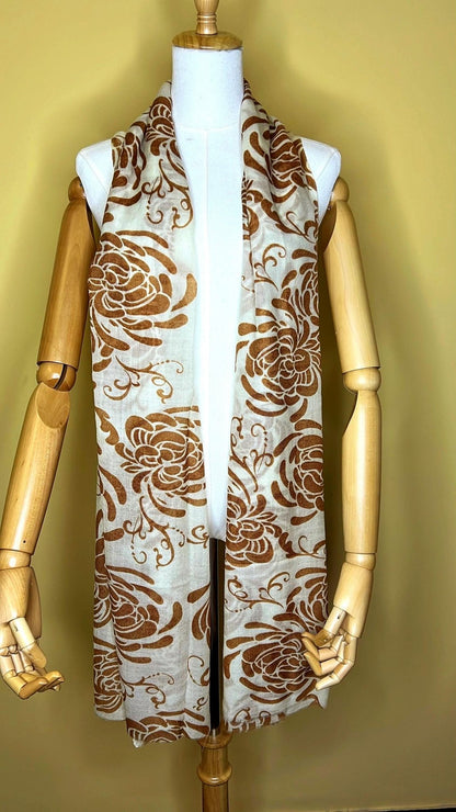 100% Pure Himalayan Cashmere Pashmina Shawl - Upper Dolpo Namche Chantilly - Lumusae