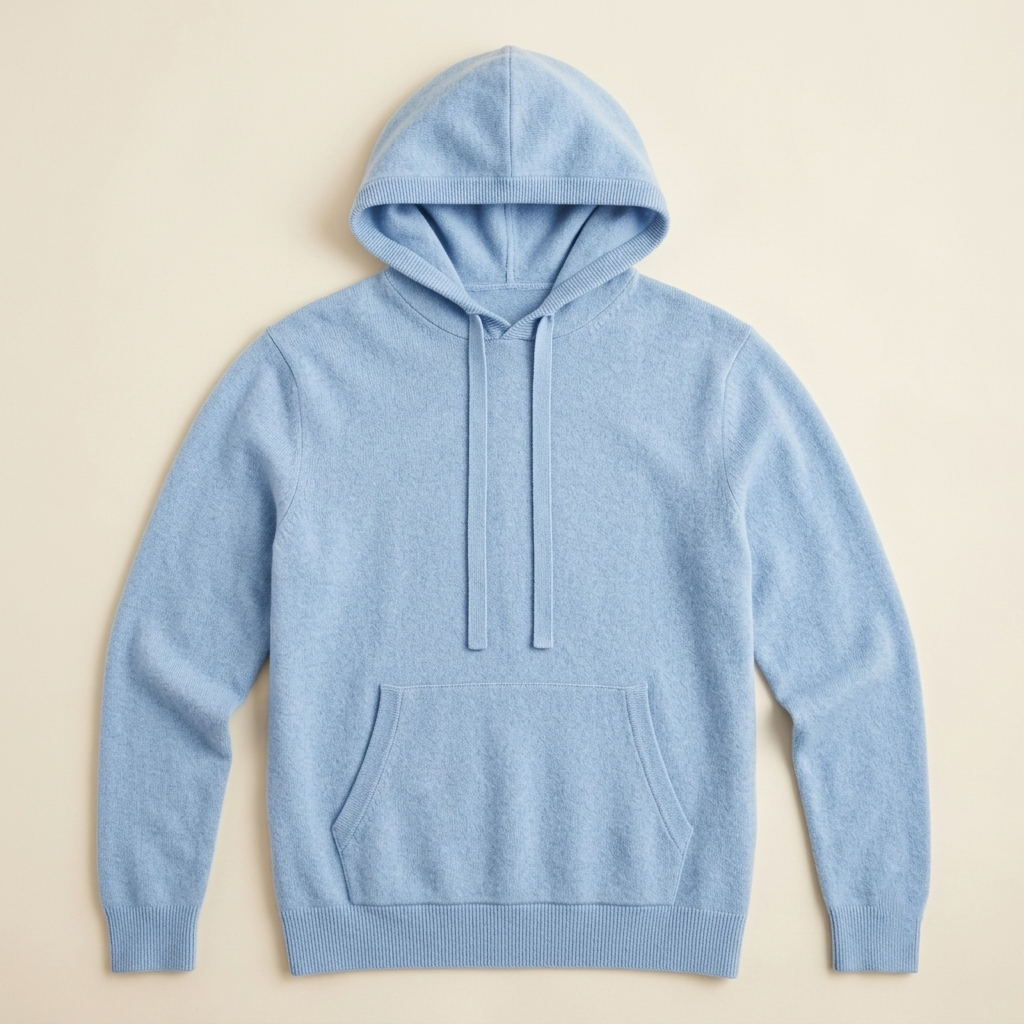Mustang Himalayan Cashmere Hand-Finished Hoodie For Men