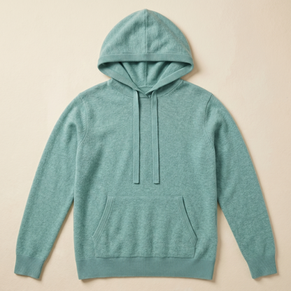 Mustang Himalayan Cashmere Hand-Finished Hoodie For Men