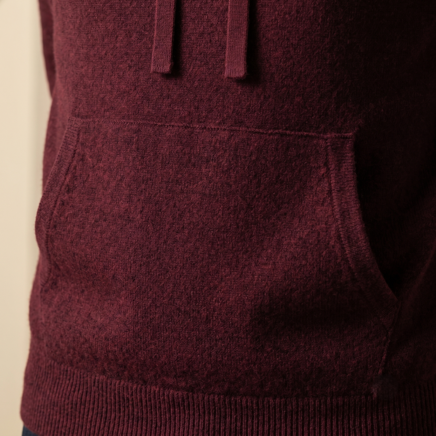 Mustang Himalayan Cashmere Hand-Finished Hoodie For Men