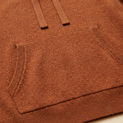 Mustang Himalayan Cashmere Hand-Finished Hoodie For Men