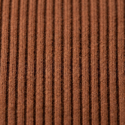 WRAM Women's Cashmere Beanie - Haven Ribbed Amber 2