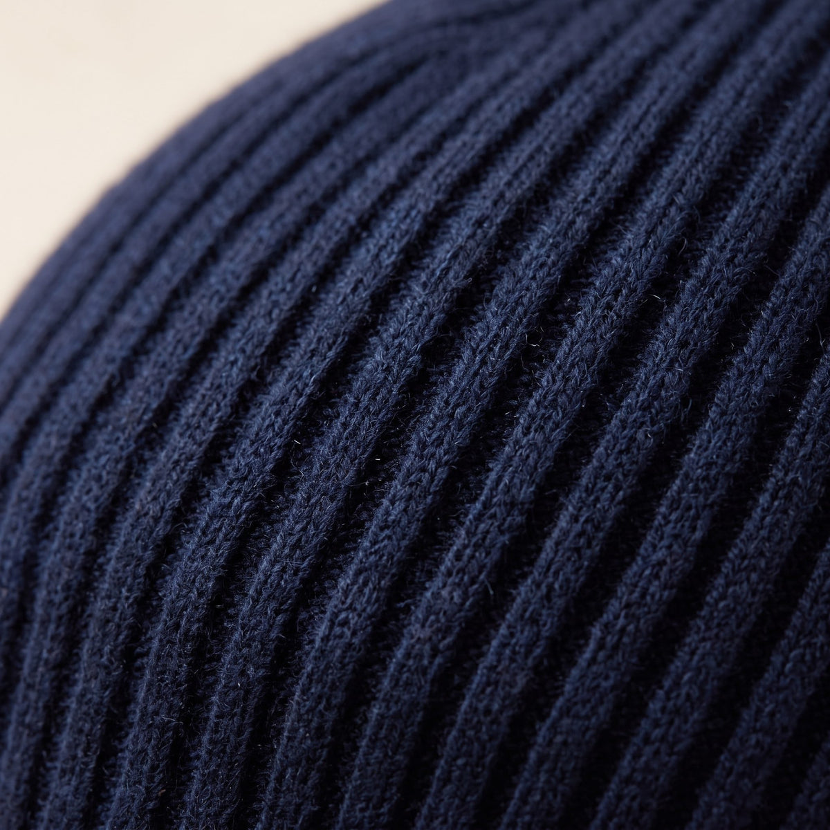 HRNV Men's Cashmere Beanie - Haven Ribbed Navy 1