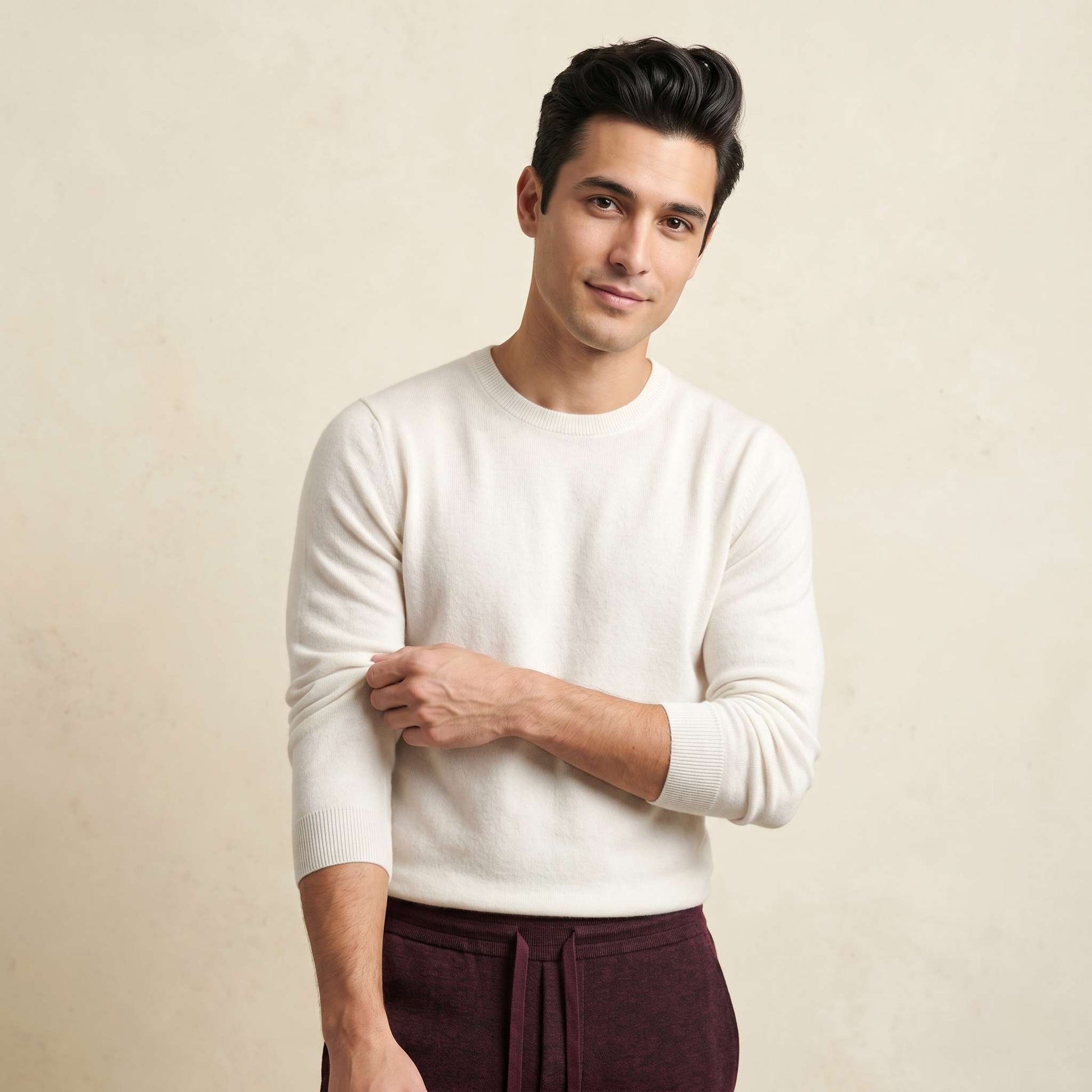 The Zenith Pure Himalayan Cashmere Jogger For Men — Himalayan cashmere, view 2