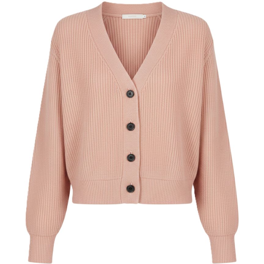The Lhotse V-Neck Cardigan Chunky Knit Himalayan Cashmere For Women