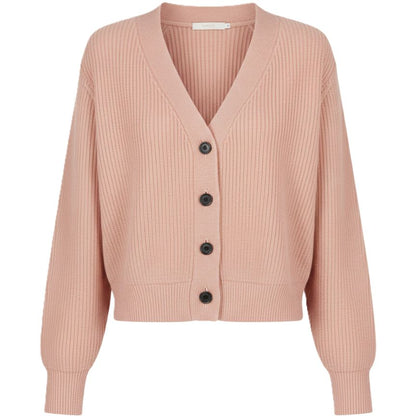 The Lhotse V-Neck Cardigan Chunky Knit Himalayan Cashmere For Women