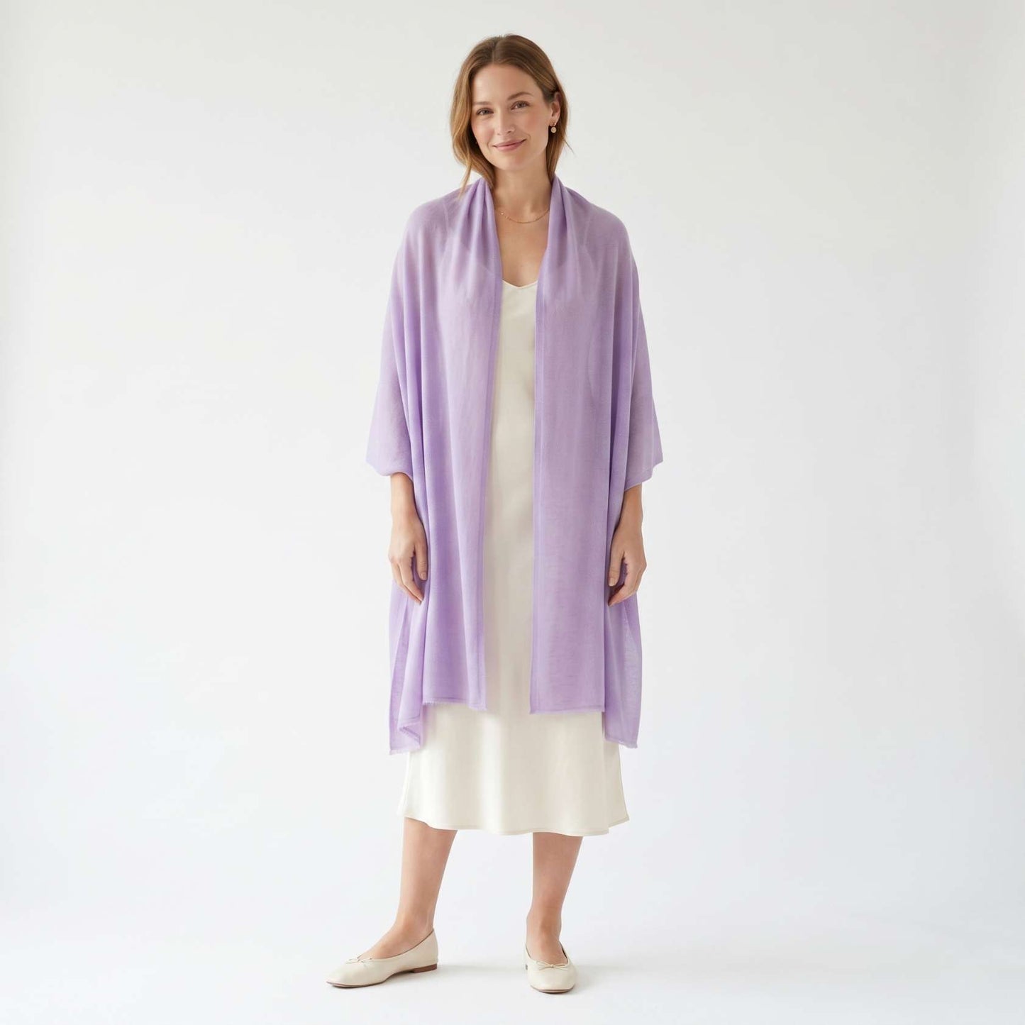 Jewel Tones and Mountain Skies Cashmere Pashmina Shawl