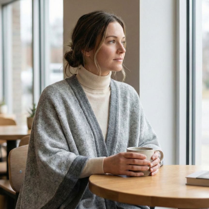 The Artisan Cape | 100% Undyed Pure Himalayan Cashmere