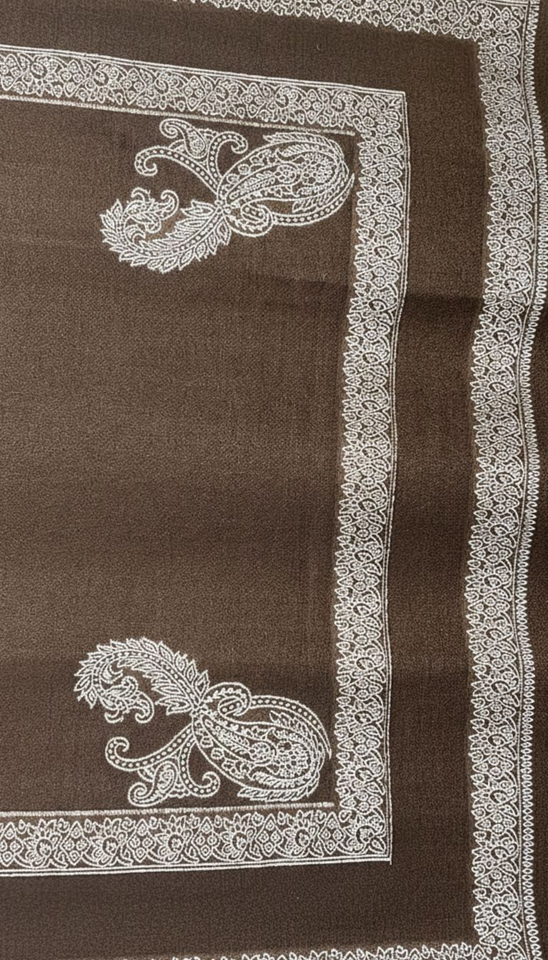 100% Pure Himalayan Cashmere Pashmina Shawl - Signature Neutral & Pattern Collection