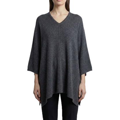 The V-Neck Poncho | 100% Pure Himalayan Cashmere