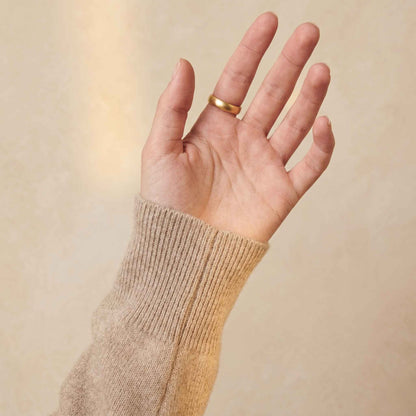 100% Undyed Cashmere Women's Hoodie — Chemical-Free Natural Chyangra Cashmere
