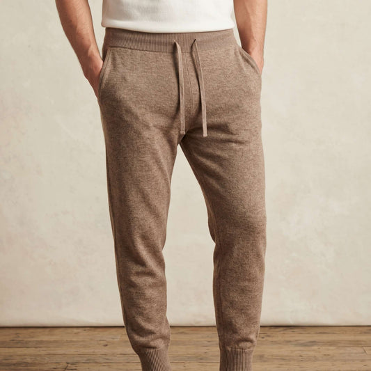 Zenith Natural Undyed Himalayan Cashmere Jogger For Men — Himalayan cashmere, view 1