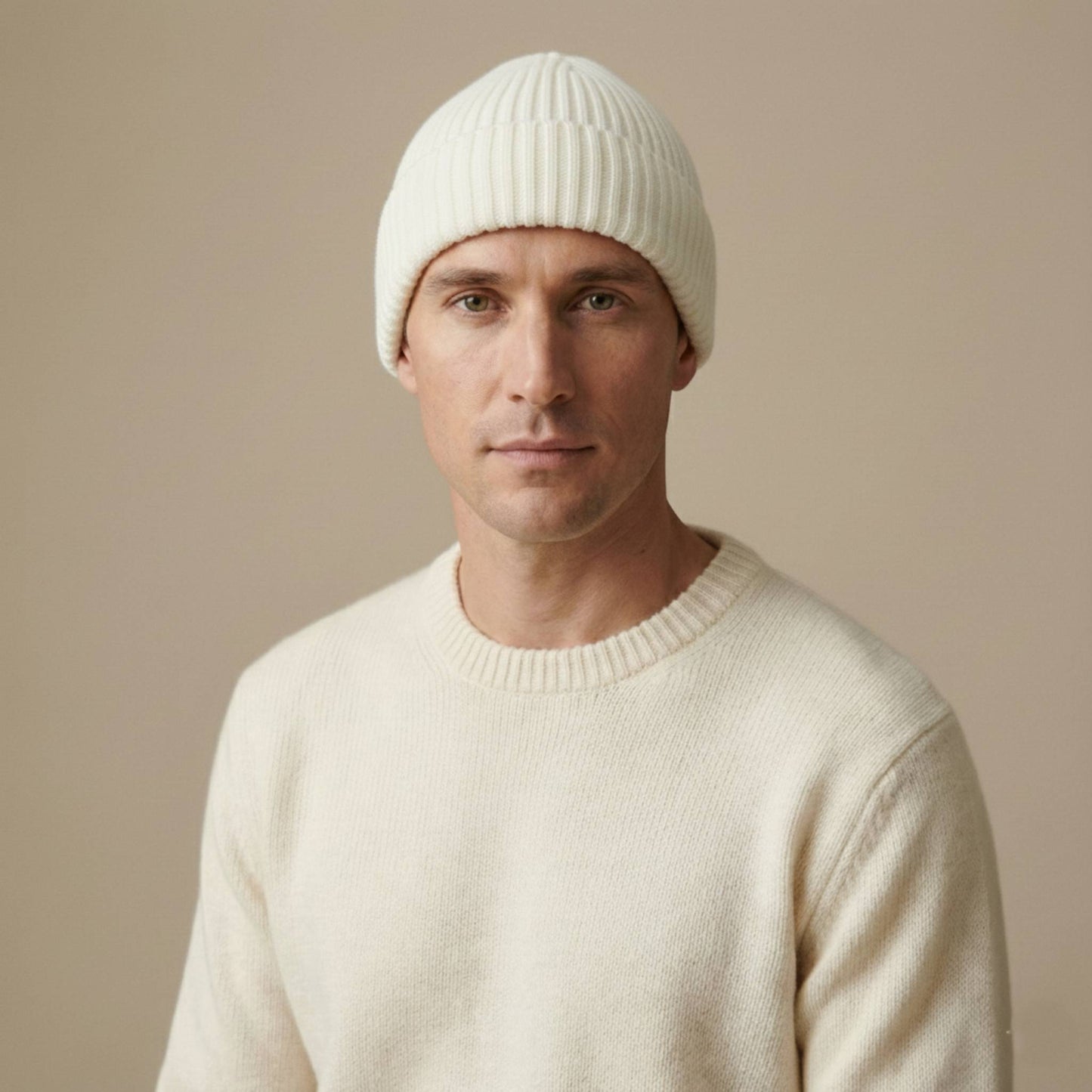 Haven Ribbed Cashmere Beanie | 100% Pure Himalayan Men