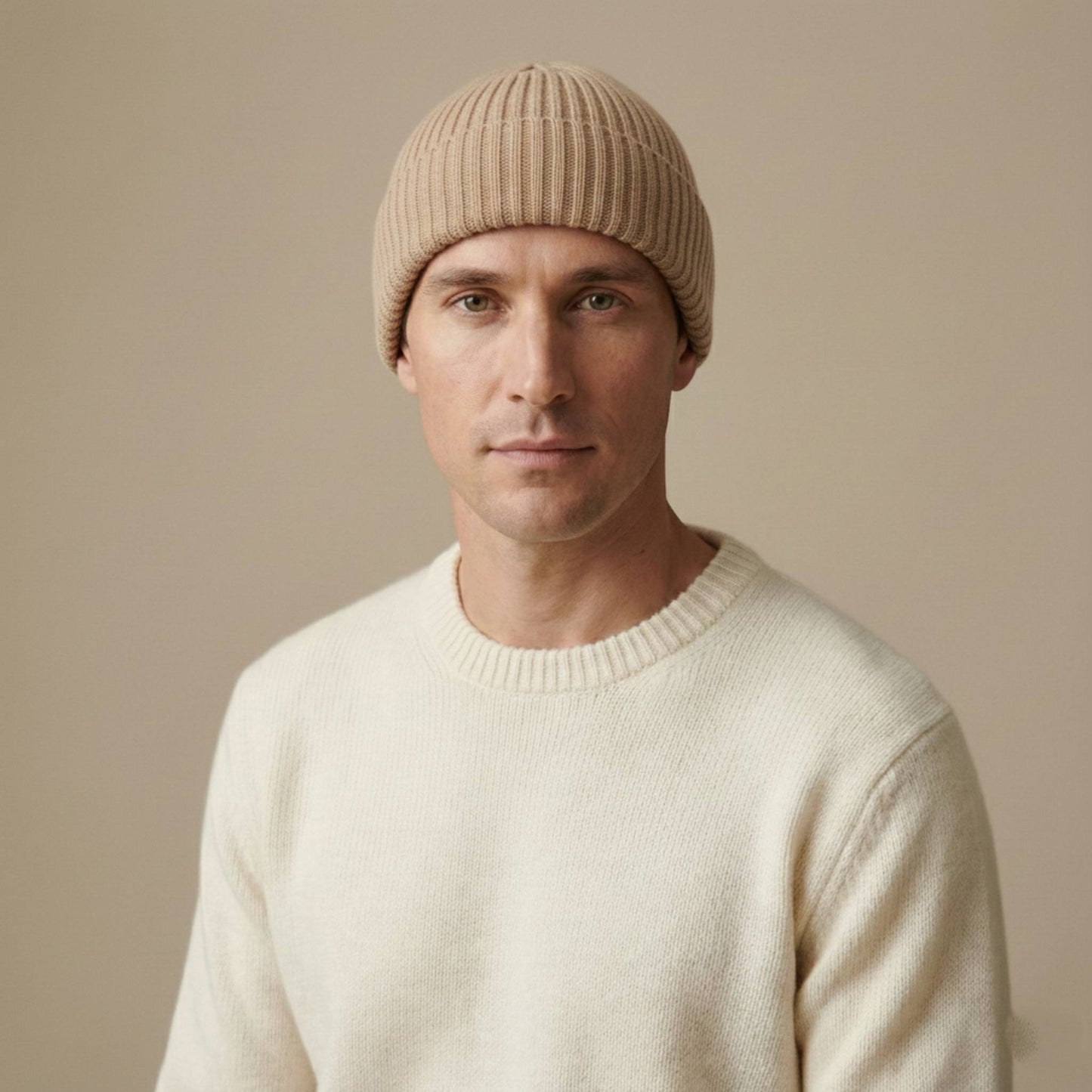 Haven Ribbed Cashmere Beanie | 100% Pure Himalayan Men