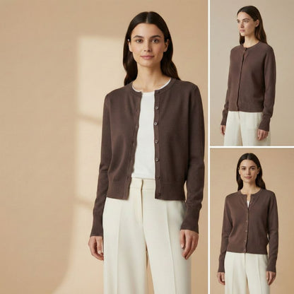 Pure Himalayan Cashmere Pokhara Cardigan For Women