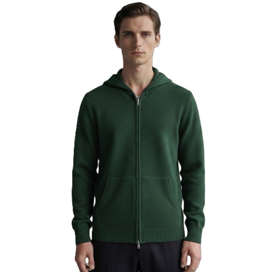The Original Zip Hoodie | 100% Pure Himalayan Cashmere Pine