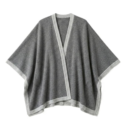 The Artisan Cape | 100% Undyed Pure Himalayan Cashmere