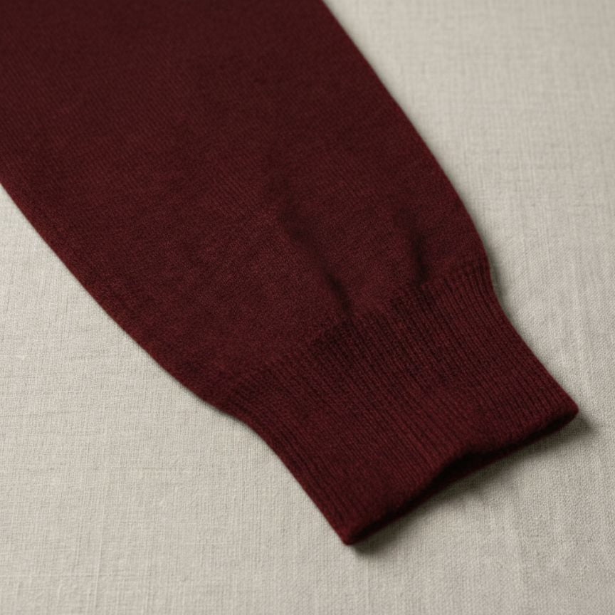 Wine Red 100% Pure Himalayan Cashmere Zenith Jogger
