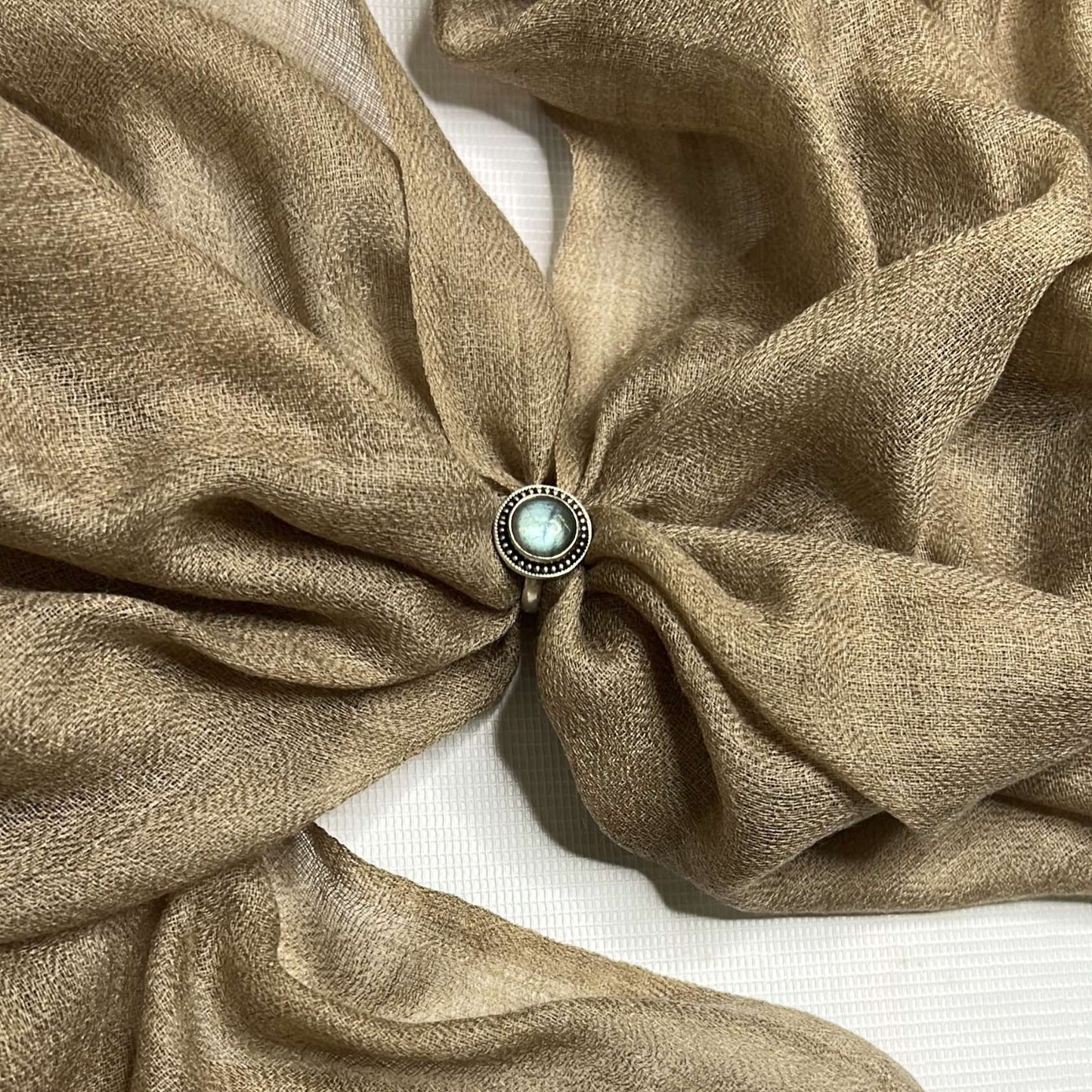 Earth Tone and Mountain Neutral Cashmere Pashmina Shawl