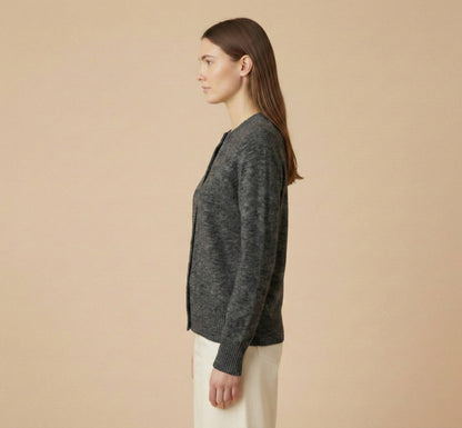 Undyed Himalayan Cashmere Pokhara Cardigan For Women