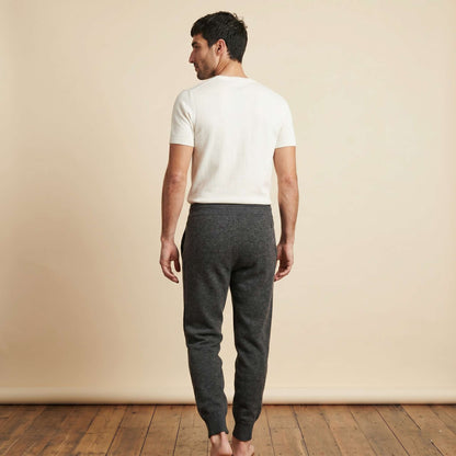 Zenith Natural Undyed Himalayan Cashmere Jogger For Men — Himalayan cashmere, view 9