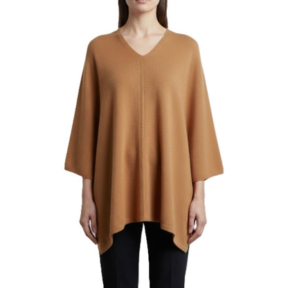 The V-Neck Poncho | 100% Pure Himalayan Cashmere