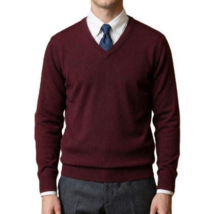 Maroon cashmere sweater