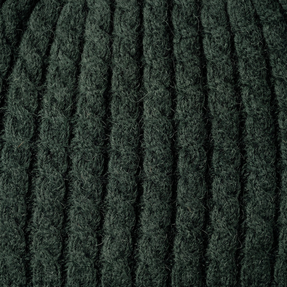 WCPN Women's Cashmere Beanie - Heritage Cable Knit Pine 2