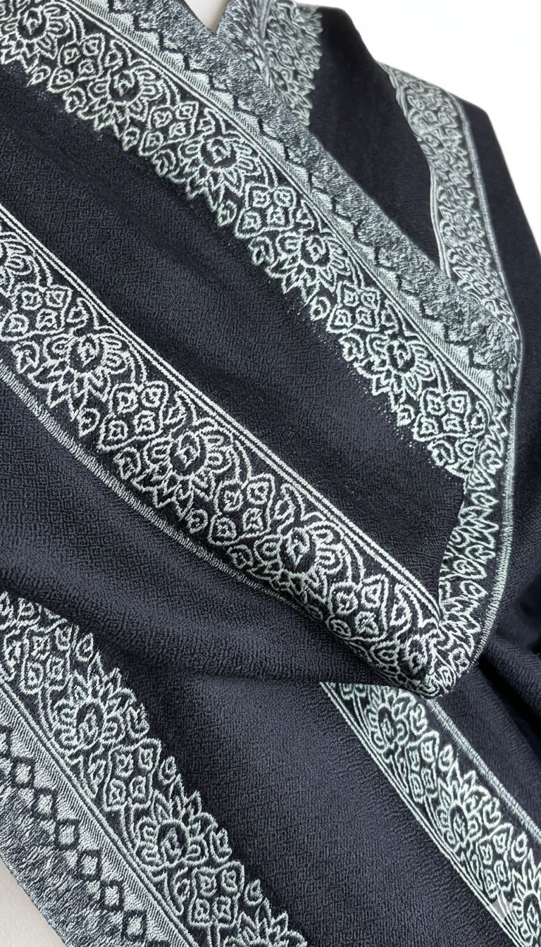 100% Pure Himalayan Cashmere Pashmina Shawl - Signature Neutral & Pattern Collection