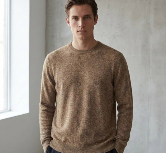 The Executive Crewneck | 100% Undyed Cashmere (200g)