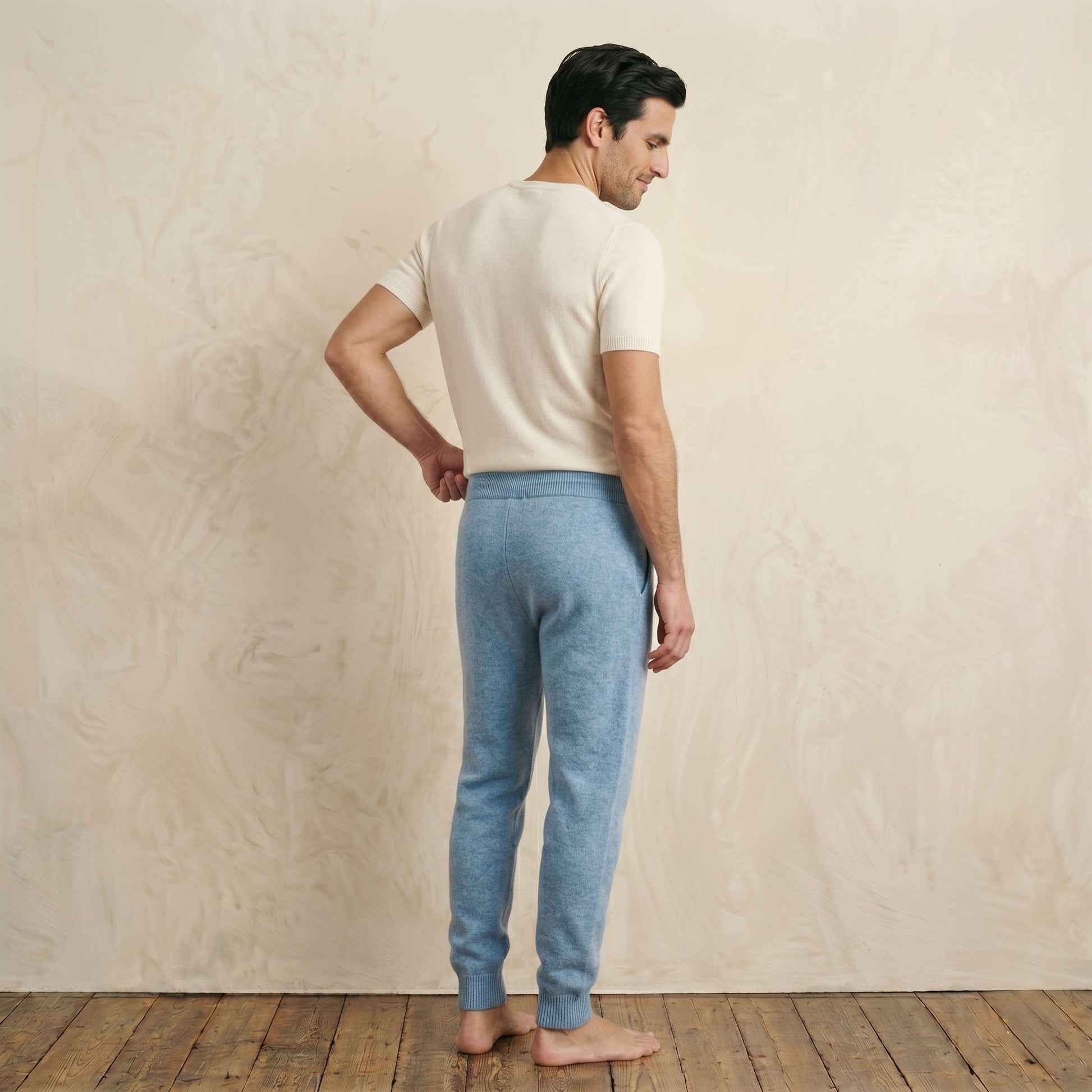 The Zenith Pure Himalayan Cashmere Jogger For Men — Himalayan cashmere, view 55