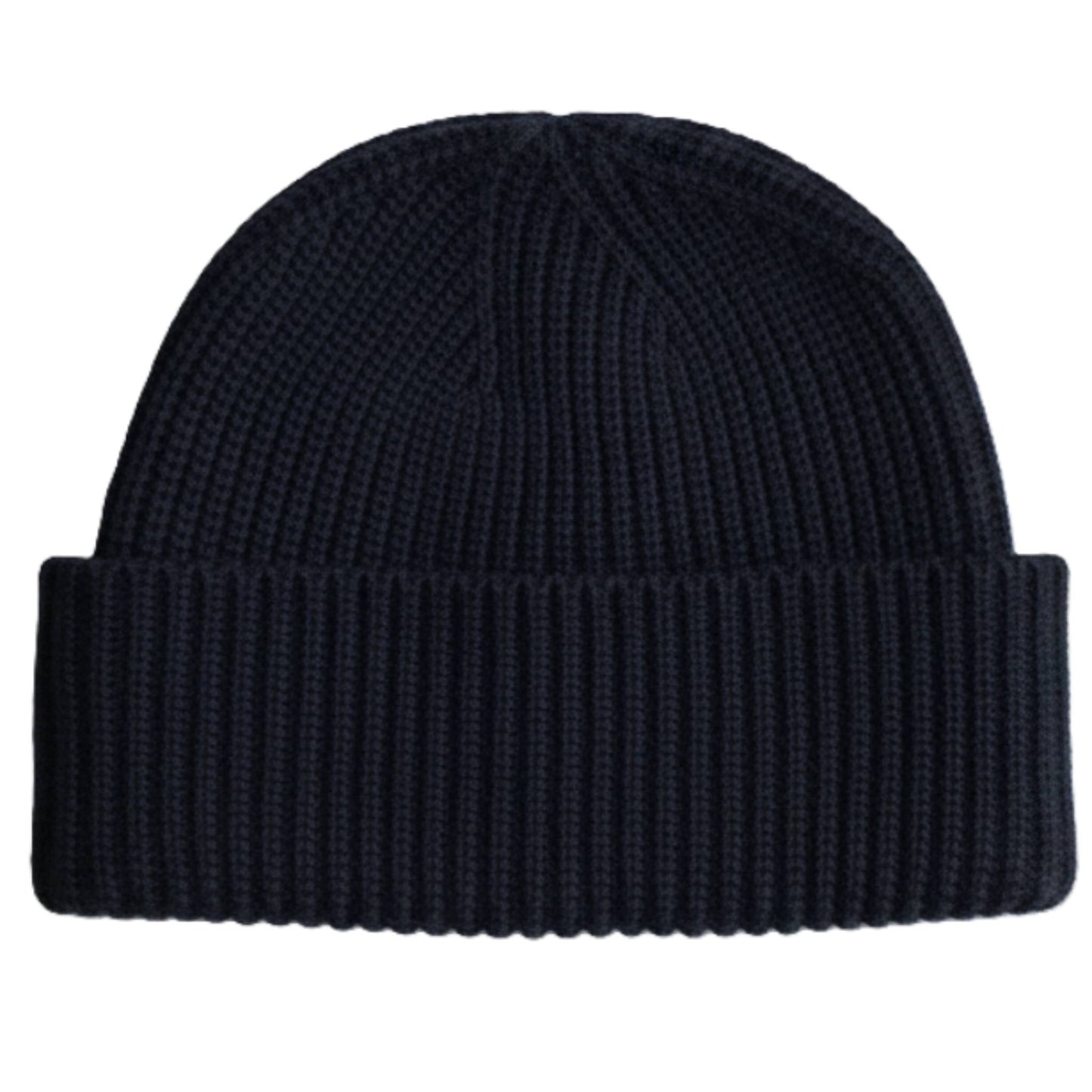 Dark Navy Noma 100% Pure Himalayan Cashmere Hand-Knit Beanie