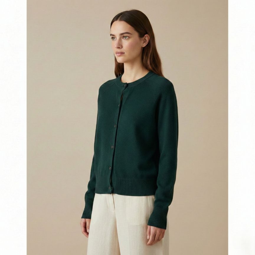 Pure Himalayan Cashmere Pokhara Cardigan For Women