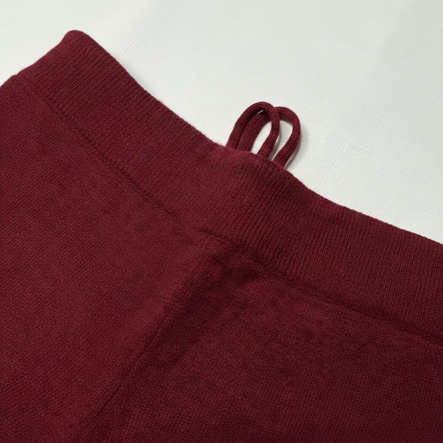 Wine Red Himalayan Cashmere Zenith Jogger