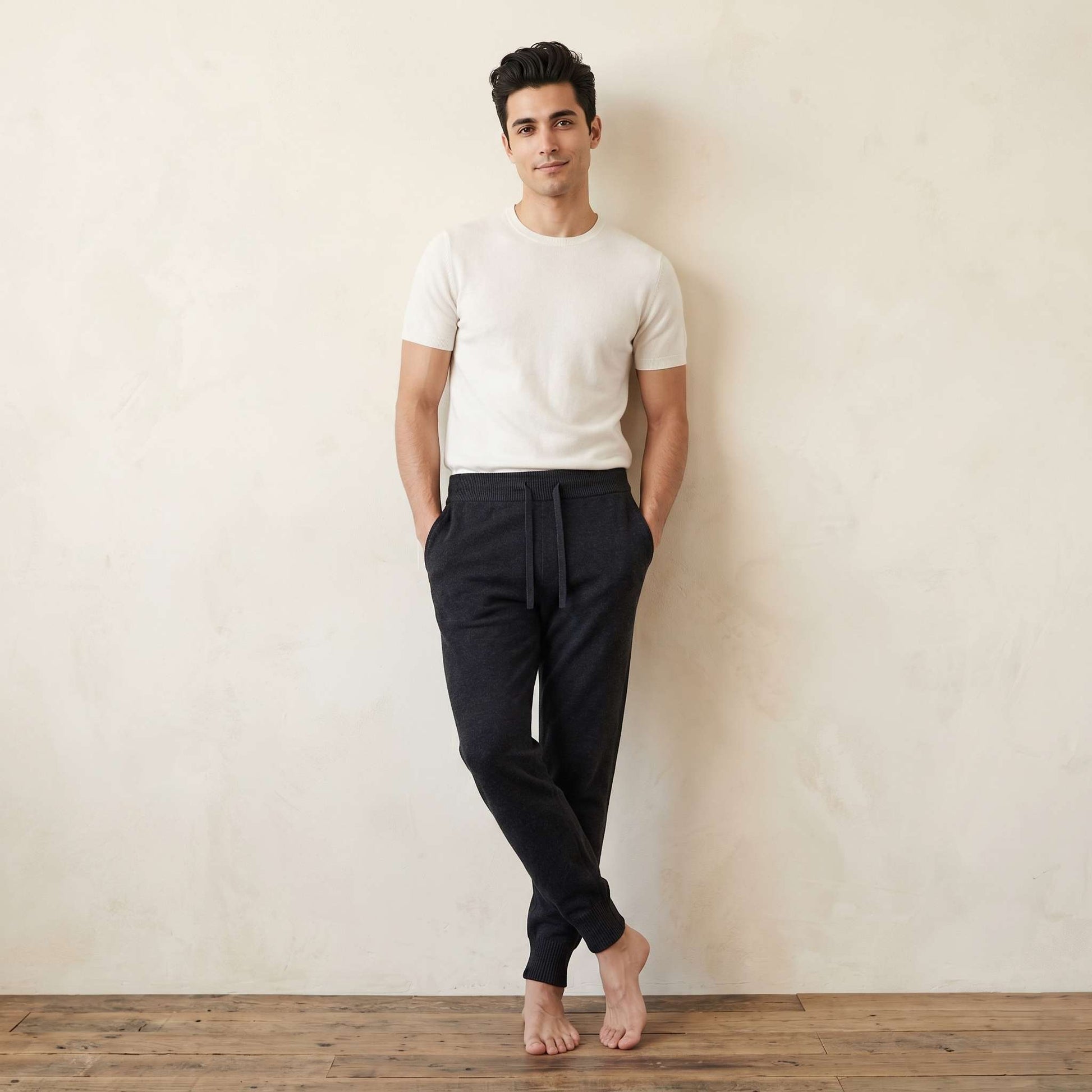 The Zenith Pure Himalayan Cashmere Jogger For Men — Himalayan cashmere, view 13