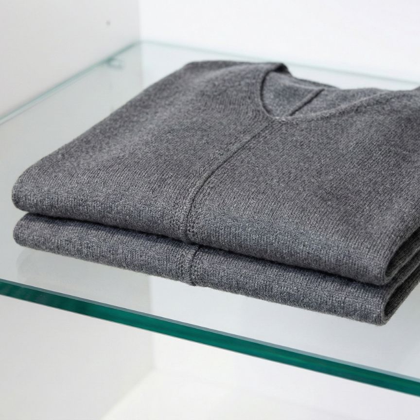 The V-Neck Poncho | 100% Undyed Pure Himalayan Cashmere