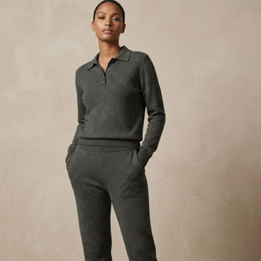 The Zenith Natural Jogger Undyed Himalayan Cashmere For Women